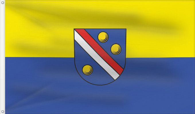 Flag, with two metal eyelets and reinforced hoist: Griesingen (Schwäbische Alb)
