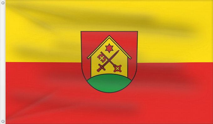 Flag, with two metal eyelets and reinforced hoist: Hausen am Bussen (Schwäbische Alb)