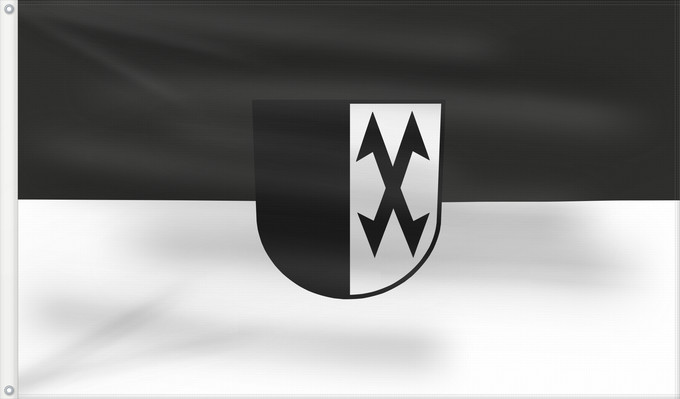 Flag, with two metal eyelets and reinforced hoist: Neenstetten (Schwäbische Alb)
