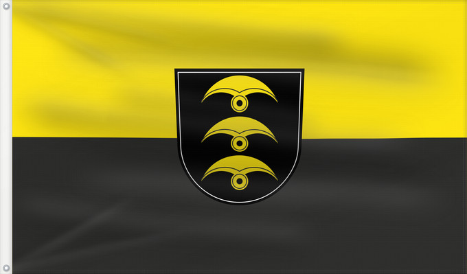 Flag, with two metal eyelets and reinforced hoist: Oberstadion (Schwäbische Alb)