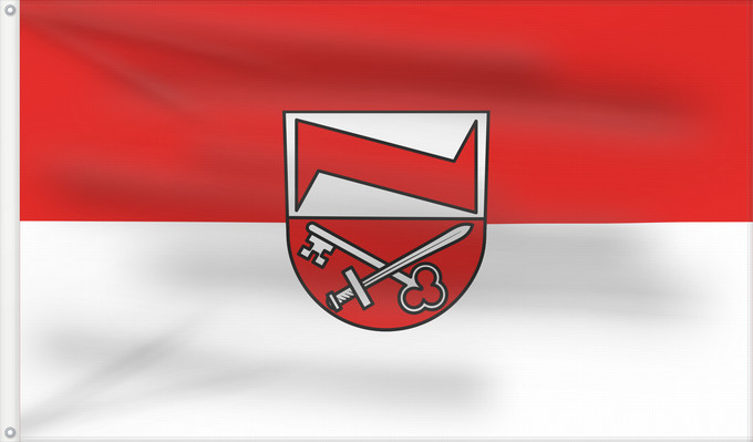 Flag, with two metal eyelets and reinforced hoist: Unterwachingen (Schwäbische Alb)