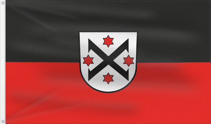 Flag, with two metal eyelets and reinforced hoist: Westerheim (Schwäbische Alb)