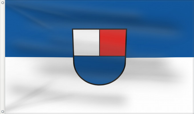 Flag, with two metal eyelets and reinforced hoist: Westerstetten (Schwäbische Alb)