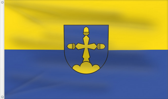 Bandera, con dos ojales metálicos y lado del asta reforzado: Balzheim (Schwäbische Alb)