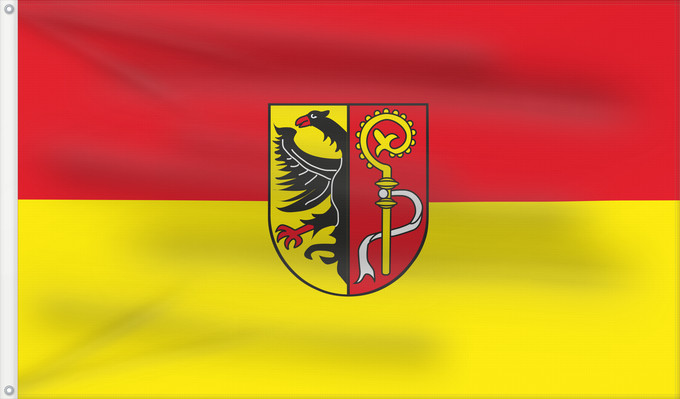 Drapeau, avec deux œillets métalliques et guindant renforcé : Biberach (Kreis)