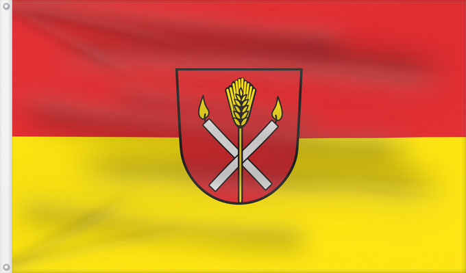 Flag, with two metal eyelets and reinforced hoist: Alleshausen (Württembergisches Allgäu Oberschwaben)