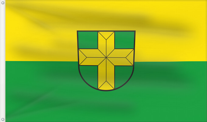 Flag, with two metal eyelets and reinforced hoist: Allmannsweiler (Württembergisches Allgäu Oberschwaben)