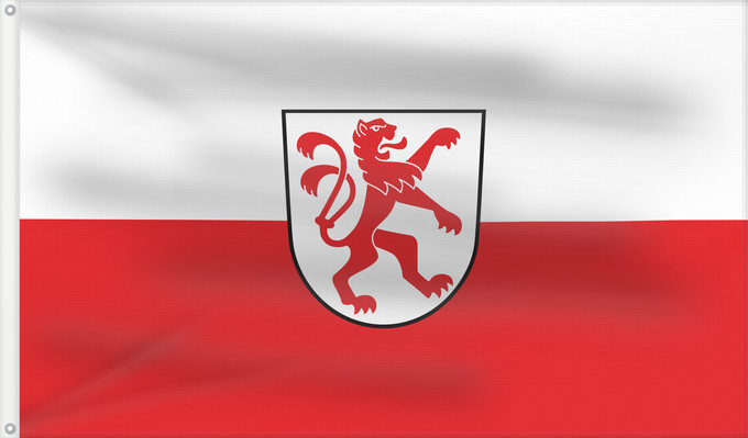 Flag, with two metal eyelets and reinforced hoist: Bad Schussenried (Württembergisches Allgäu Oberschwaben)