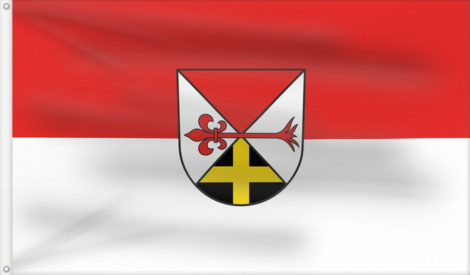 Flag, with two metal eyelets and reinforced hoist: Hochdorf (Württembergisches Allgäu Oberschwaben)
