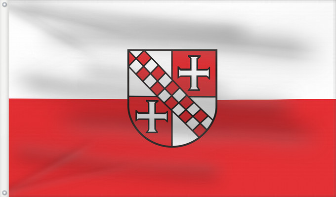 Flag, with two metal eyelets and reinforced hoist: Maselheim (Württembergisches Allgäu Oberschwaben)