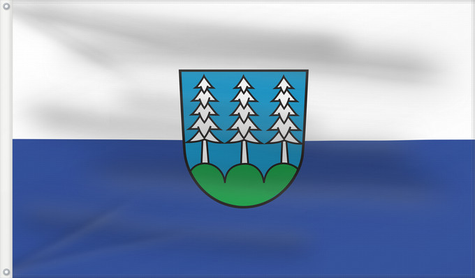 Flag, with two metal eyelets and reinforced hoist: Tannheim (Württembergisches Allgäu Oberschwaben)