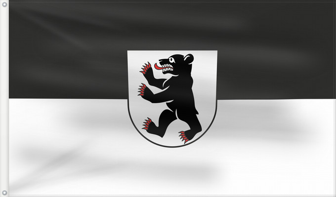 Flag, with two metal eyelets and reinforced hoist: Bermatingen (Bodensee)