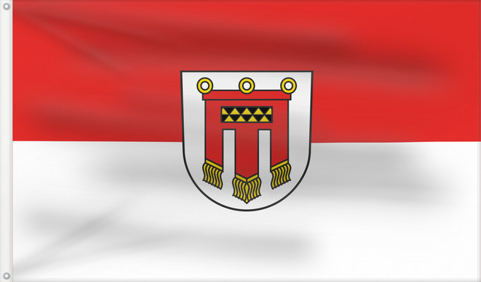 Bandera, con dos ojales metálicos y lado del asta reforzado: Langenargen (Bodensee)