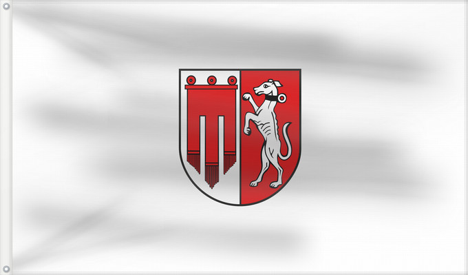Flag, with two metal eyelets and reinforced hoist: Meckenbeuren (Bodensee)