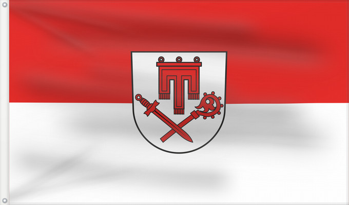 Flag, with two metal eyelets and reinforced hoist: Neukirch (Bodensee)