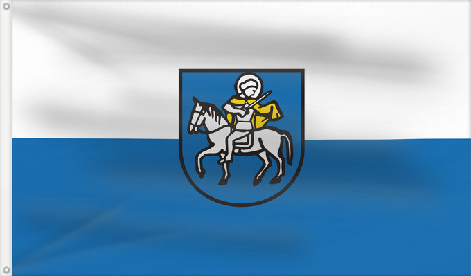 Bandera, con dos ojales metálicos y lado del asta reforzado: Oberteuringen (Bodensee)