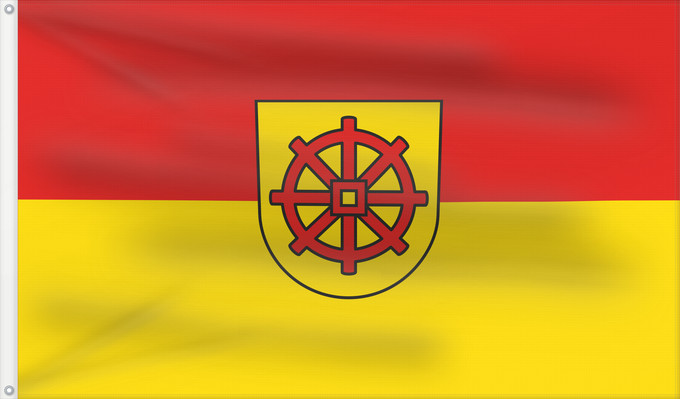 Flag, with two metal eyelets and reinforced hoist: Owingen (Bodensee)