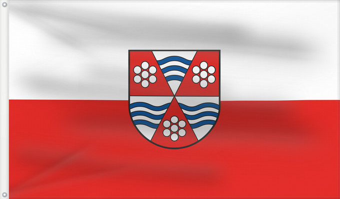 Flag, with two metal eyelets and reinforced hoist: Uhldingen-Mühlhofen (Bodensee)