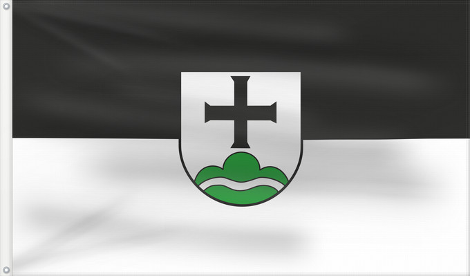 Flag, with two metal eyelets and reinforced hoist: Achberg (Württembergisches Allgäu Oberschwaben)