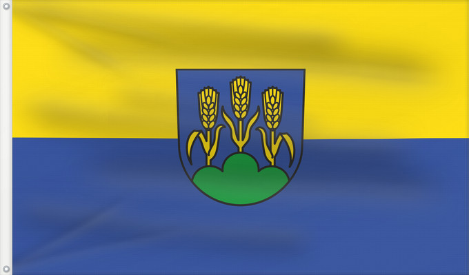 Flag, with two metal eyelets and reinforced hoist: Bergatreute (Württembergisches Allgäu Oberschwaben)