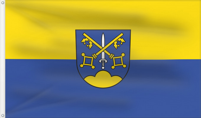 Flag, with two metal eyelets and reinforced hoist: Bodnegg (Württembergisches Allgäu Oberschwaben)