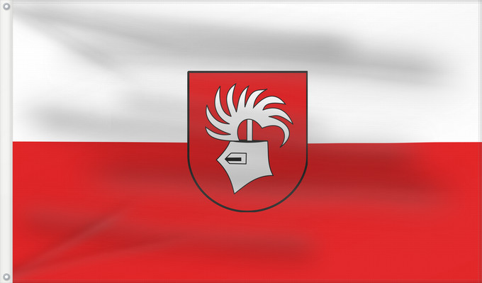 Flag, with two metal eyelets and reinforced hoist: Ebenweiler (Württembergisches Allgäu Oberschwaben)