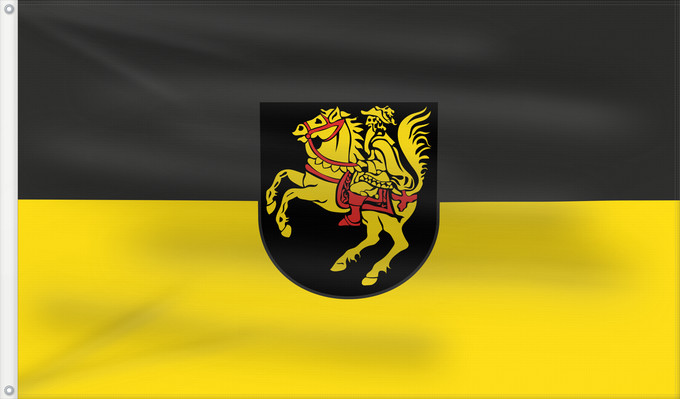 Flag, with two metal eyelets and reinforced hoist: Vogt (Württembergisches Allgäu Oberschwaben)