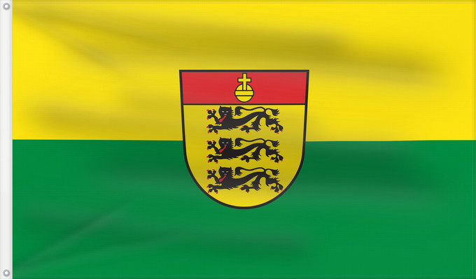 Flag, with two metal eyelets and reinforced hoist: Waldburg (Württembergisches Allgäu Oberschwaben)