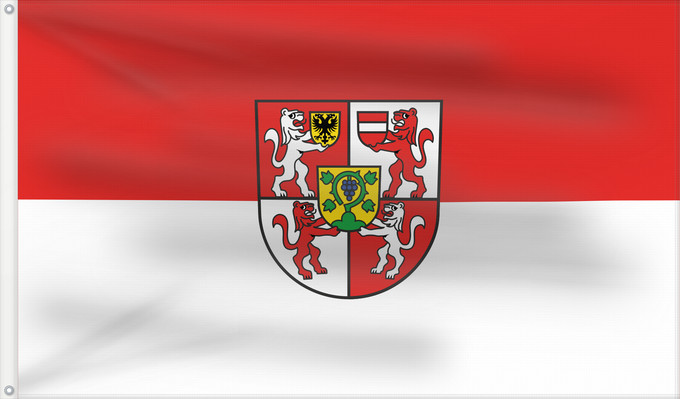 Flag, with two metal eyelets and reinforced hoist: Weingarten (Württembergisches Allgäu Oberschwaben)
