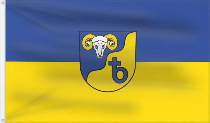 Flag, with two metal eyelets and reinforced hoist: Beuron (Schwäbische Alb)