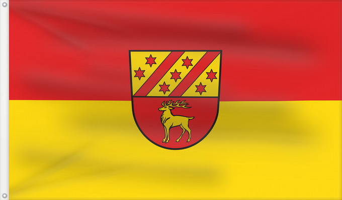 Flag, with two metal eyelets and reinforced hoist: Bingen (Schwäbische Alb)