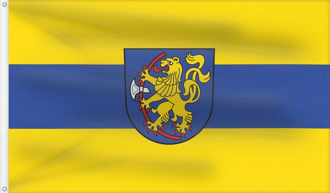 Flag, with two metal eyelets and reinforced hoist: Meßkirch (Württembergisches Allgäu Oberschwaben)