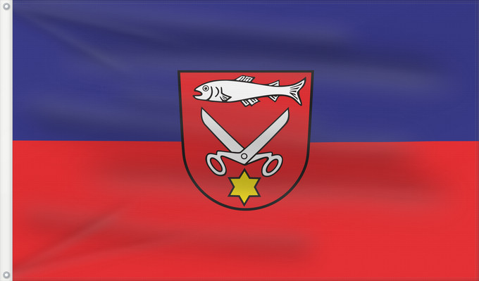 Flag, with two metal eyelets and reinforced hoist: Scheer (Schwäbische Alb)