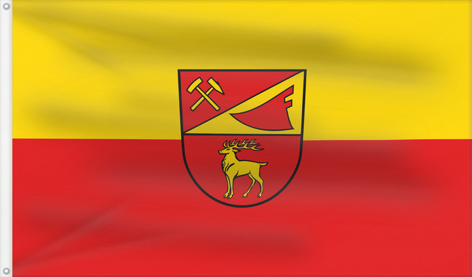 Flag, with two metal eyelets and reinforced hoist: Sigmaringendorf (Schwäbische Alb)