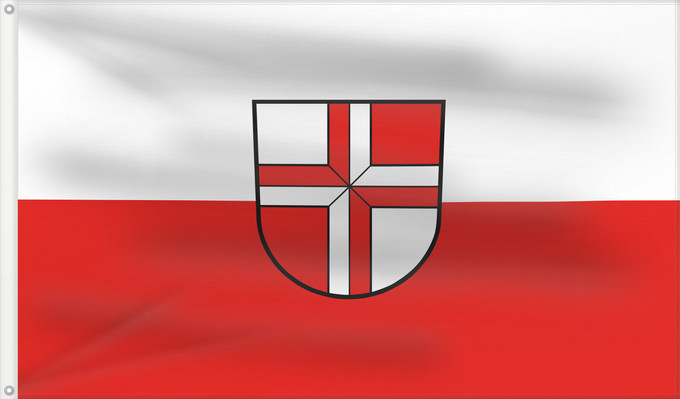 Flag, with two metal eyelets and reinforced hoist: Stetten am kalten Markt (Schwäbische Alb)