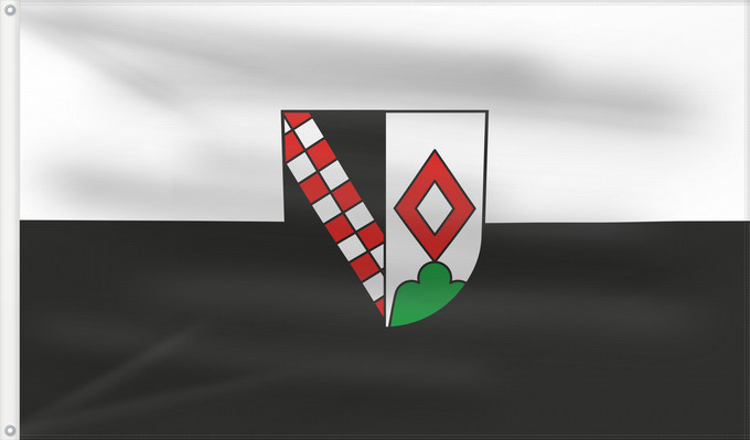 Flag, with two metal eyelets and reinforced hoist: Wald (Württembergisches Allgäu Oberschwaben)