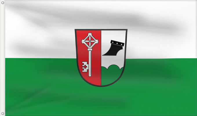 Flag, with two metal eyelets and reinforced hoist: Erlbach (Inn-Salzach)