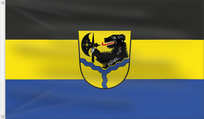 Bandera, con dos ojales metálicos y lado del asta reforzado: Haiming (Inn-Salzach)