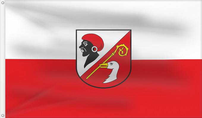 Bandera, con dos ojales metálicos y lado del asta reforzado: Mehring (Inn-Salzach)