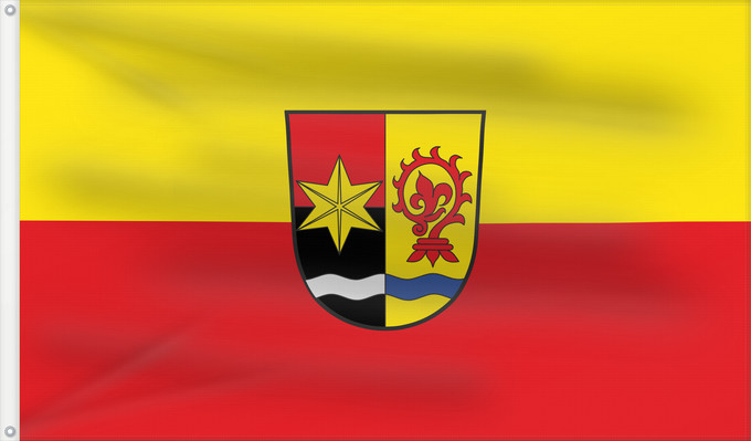 Bandera, con dos ojales metálicos y lado del asta reforzado: Perach (Inn-Salzach)