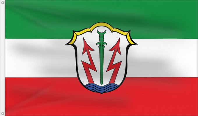 Bandera, con dos ojales metálicos y lado del asta reforzado: Töging a.Inn, St (Inn-Salzach)