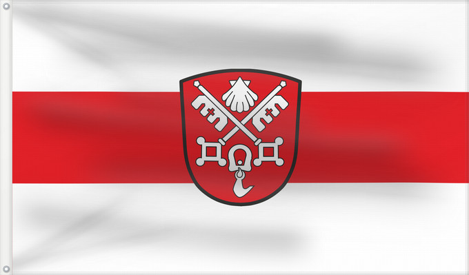 Bandera, con dos ojales metálicos y lado del asta reforzado: Anger (Berchtesgadener Land)