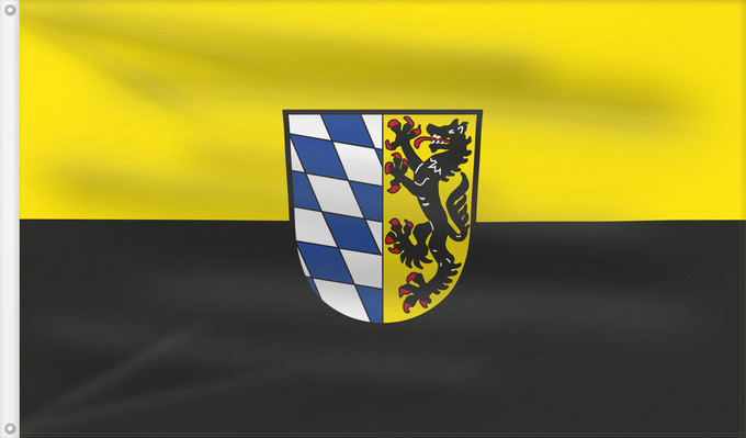 Drapeau, avec deux œillets métalliques et guindant renforcé : Bad Reichenhall, GKSt (Berchtesgadener Land)