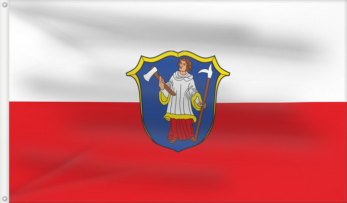 Bandera, con dos ojales metálicos y lado del asta reforzado: Ramsau b.Berchtesgaden (Berchtesgadener Land)