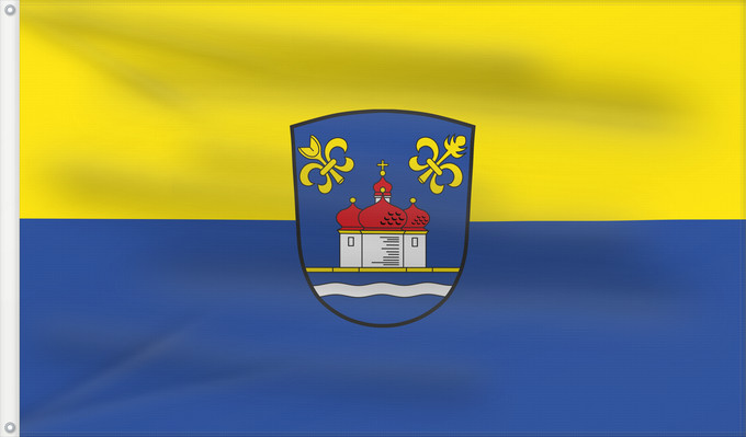 Bandera, con dos ojales metálicos y lado del asta reforzado: Schönau a.Königssee (Berchtesgadener Land)