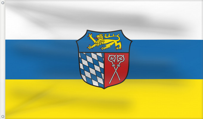 Bandera, con dos ojales metálicos y lado del asta reforzado: Bad Tölz-Wolfratshausen (Kreis)