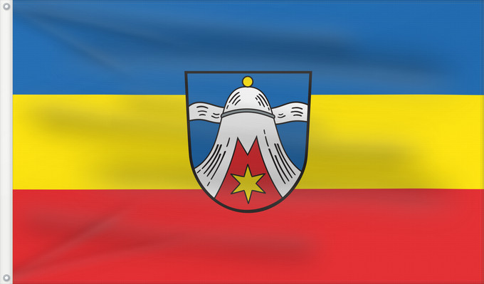 Bandera, con dos ojales metálicos y lado del asta reforzado: Dietramszell (Tölzer Land)