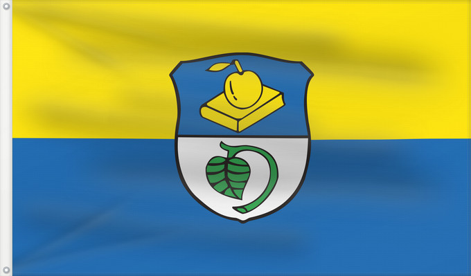 Bandera, con dos ojales metálicos y lado del asta reforzado: Greiling (Tölzer Land)