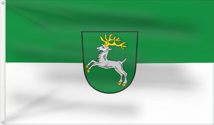 Bandera, con dos ojales metálicos y lado del asta reforzado: Lenggries (Tölzer Land)