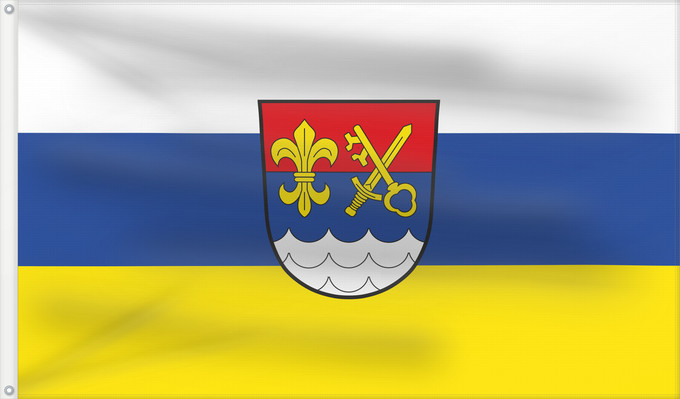 Bandera, con dos ojales metálicos y lado del asta reforzado: Münsing (Tölzer Land)